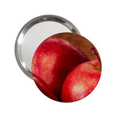 Three Red Apples 2 25  Handbag Mirrors by FunnyCow