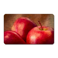 Three Red Apples Magnet (rectangular) by FunnyCow