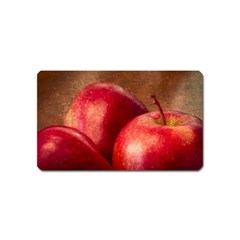 Three Red Apples Magnet (name Card) by FunnyCow