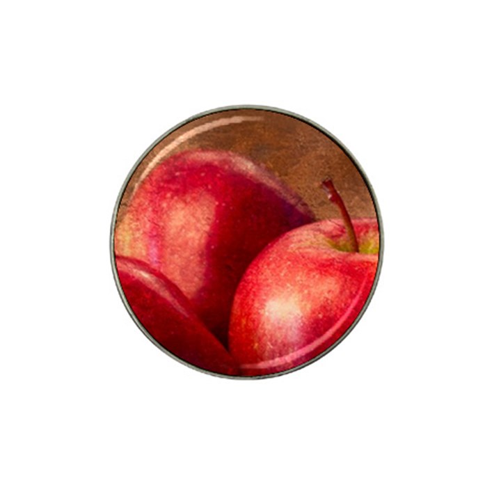 Three Red Apples Hat Clip Ball Marker (10 pack)