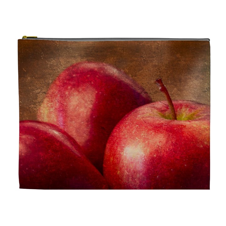 Three Red Apples Cosmetic Bag (XL)