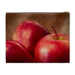 Three Red Apples Cosmetic Bag (XL) Back