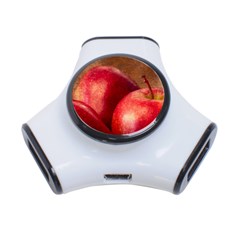 Three Red Apples 3-port Usb Hub by FunnyCow