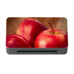 Three Red Apples Memory Card Reader With Cf by FunnyCow