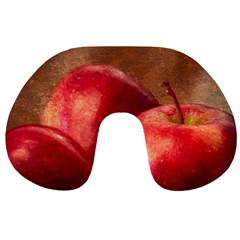 Three Red Apples Travel Neck Pillows by FunnyCow