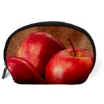 Three Red Apples Accessory Pouch (Large) Back