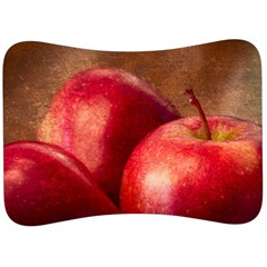 Three Red Apples Velour Seat Head Rest Cushion by FunnyCow