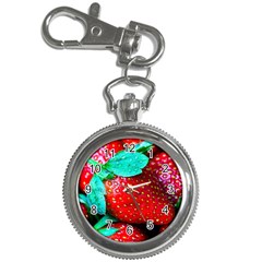 Red Strawberries Key Chain Watches by FunnyCow