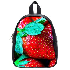 Red Strawberries School Bag (small) by FunnyCow