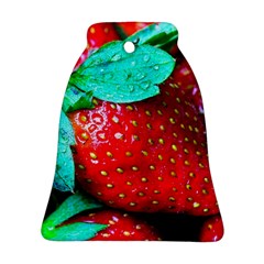 Red Strawberries Ornament (bell) by FunnyCow