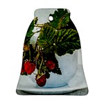 Red Raspberries In A Teacup Ornament (Bell) Front