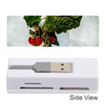 Red Raspberries In A Teacup Memory Card Reader (Stick) Front