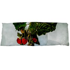 Red Raspberries In A Teacup Body Pillow Case (dakimakura) by FunnyCow