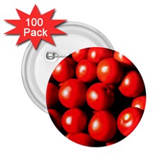 Pile Of Red Tomatoes 2 25  Buttons (100 Pack)  by FunnyCow