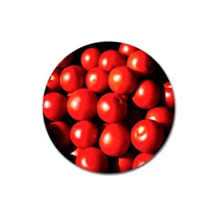 Pile Of Red Tomatoes Magnet 3  (round) by FunnyCow