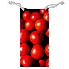 Pile Of Red Tomatoes Jewelry Bag by FunnyCow