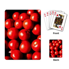 Pile Of Red Tomatoes Playing Card by FunnyCow