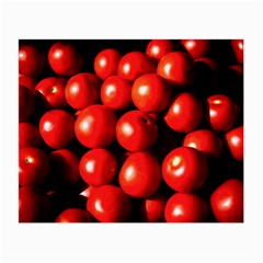 Pile Of Red Tomatoes Small Glasses Cloth (2-side) by FunnyCow