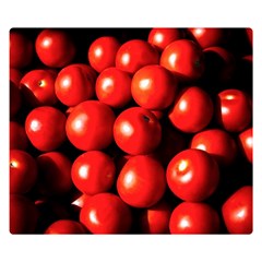 Pile Of Red Tomatoes Double Sided Flano Blanket (small)  by FunnyCow