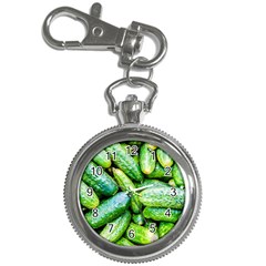 Pile Of Green Cucumbers Key Chain Watches by FunnyCow