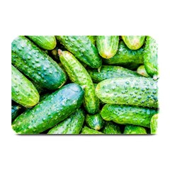 Pile Of Green Cucumbers Plate Mats by FunnyCow