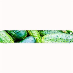 Pile Of Green Cucumbers Small Bar Mats by FunnyCow