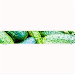 Pile Of Green Cucumbers Small Bar Mats 24 x4  Bar Mat