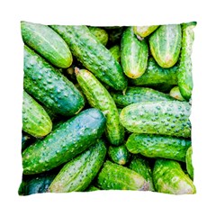 Pile Of Green Cucumbers Standard Cushion Case (two Sides) by FunnyCow