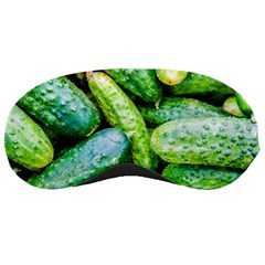 Pile Of Green Cucumbers Sleeping Masks by FunnyCow