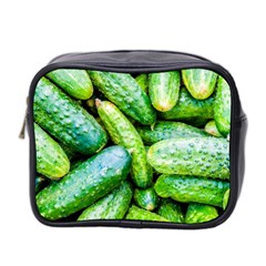 Pile Of Green Cucumbers Mini Toiletries Bag (two Sides) by FunnyCow