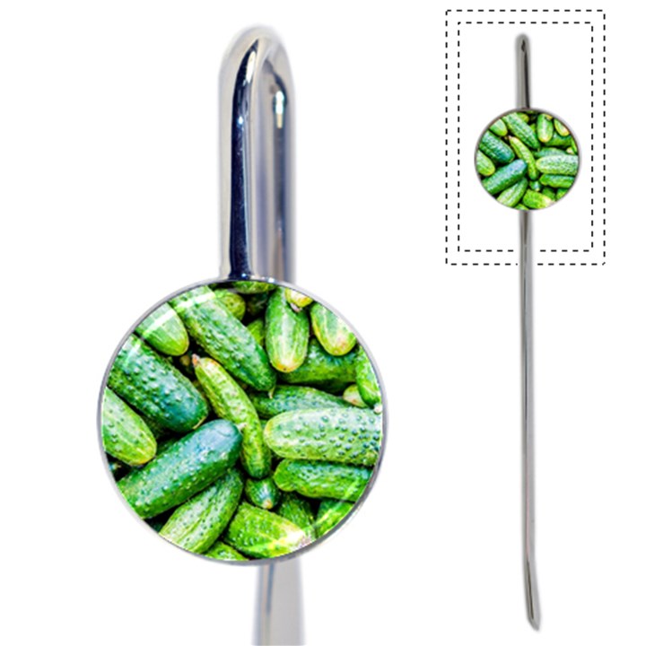 Pile Of Green Cucumbers Book Mark