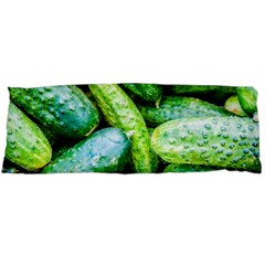 Pile Of Green Cucumbers Body Pillow Case (dakimakura) by FunnyCow