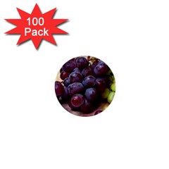 Red And Green Grapes 1  Mini Buttons (100 Pack)  by FunnyCow