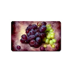 Red And Green Grapes Magnet (name Card) by FunnyCow