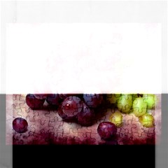 Red And Green Grapes Rectangular Jigsaw Puzzl by FunnyCow