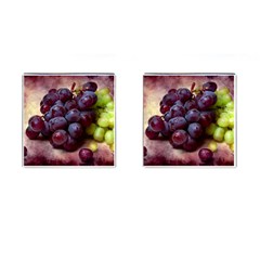 Red And Green Grapes Cufflinks (square) by FunnyCow