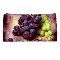 Red And Green Grapes Pencil Cases by FunnyCow