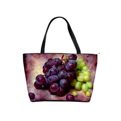 Red And Green Grapes Classic Shoulder Handbag by FunnyCow