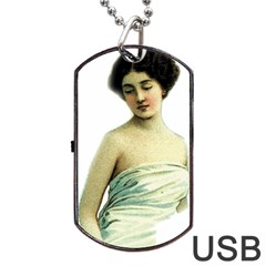 Lady 781311 1920 Dog Tag Usb Flash (two Sides) by vintage2030