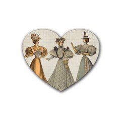 Vintage 1480642 1920 Heart Coaster (4 Pack)  by vintage2030