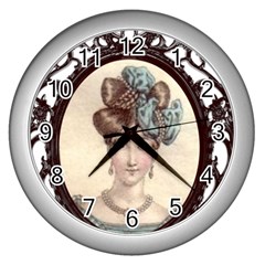 Frame 1775331 1280 Wall Clock (silver) by vintage2030