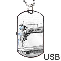 Vintage 1047275 1280 Dog Tag Usb Flash (one Side) by vintage2030