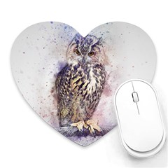 Bird 2552769 1920 Heart Mousepads by vintage2030