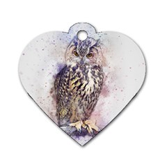 Bird 2552769 1920 Dog Tag Heart (one Side) by vintage2030