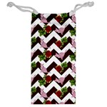 Cat Rose Chevron Jewelry Bag Back