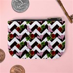 Cat Rose Chevron Mini Coin Purse Back