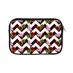 Cat Rose Chevron Apple Ipad Mini Zipper Cases by snowwhitegirl