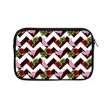 Cat Rose Chevron Apple MacBook Pro 13  Zipper Case Front