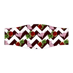 Cat Rose Chevron Stretchable Headband