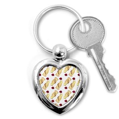 Victorian Wedding Dress Key Chains (heart)  by snowwhitegirl